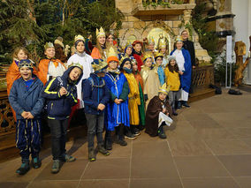 Diözesale Aussendung der Sternsinger im Hohen Dom zu Fulda (Foto: Elisabetha Rößler)